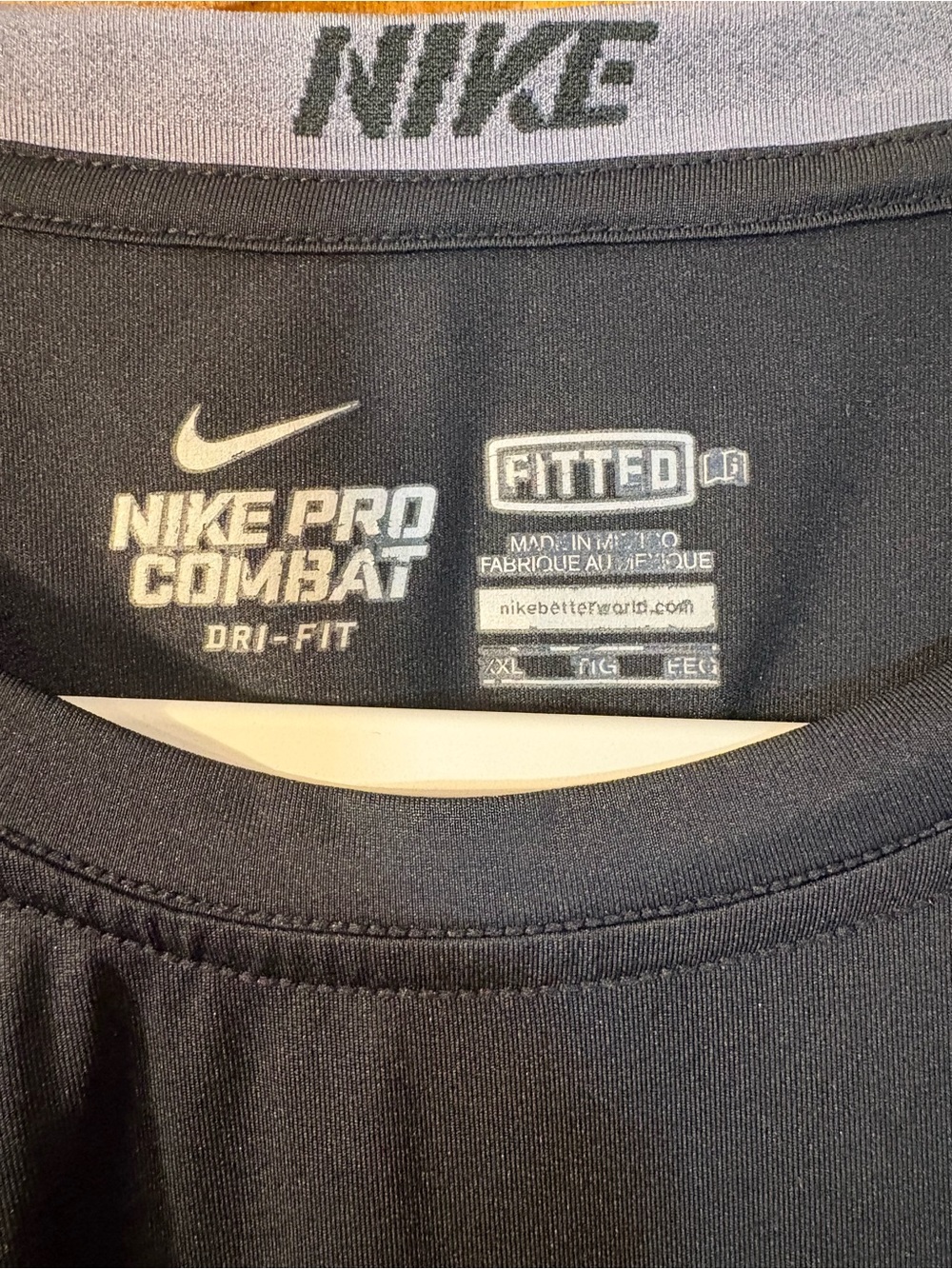 Nike Black Dri-FIT Pro Combat Long Sleeve Shirt